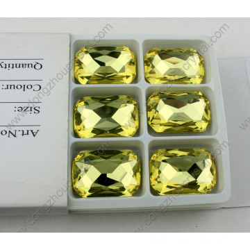 Decorative Dz-3008 Octagon Crystal Beads for Jewelry Accessories